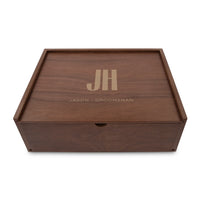 Personalized Engraved Wood Gift Box with Sliding Lid