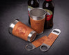 Groomsmen Beer Mug with Leather Groomsmen Bottle Opener 3