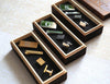 Groomsmen Custom Cufflinks Gift Set - (Cufflinks, Tie Bar, Money Clip & Keepsake Box)