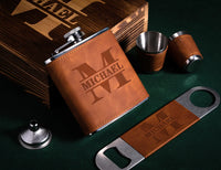 Groomsmen Proposal Box Set (Bottle Opener and Flask) 3