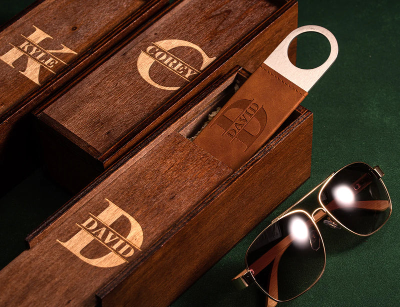 Groomsmen Sunglasses and Bottle Opener Gift Set 3