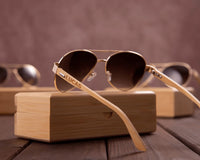 Groomsmen Sunglasses Gift Set (with Bamboo Box)