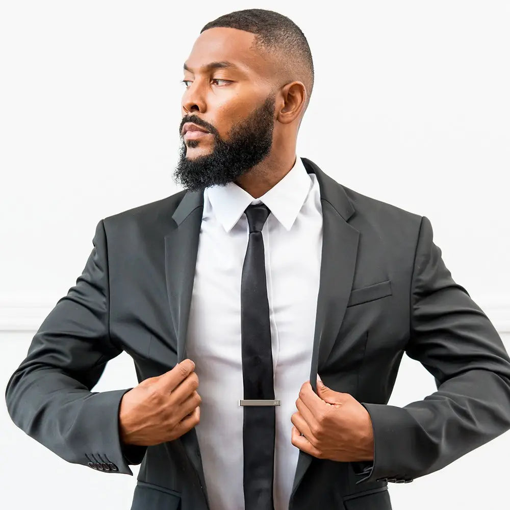 Personalized Engraved Stainless Steel Tie Bar