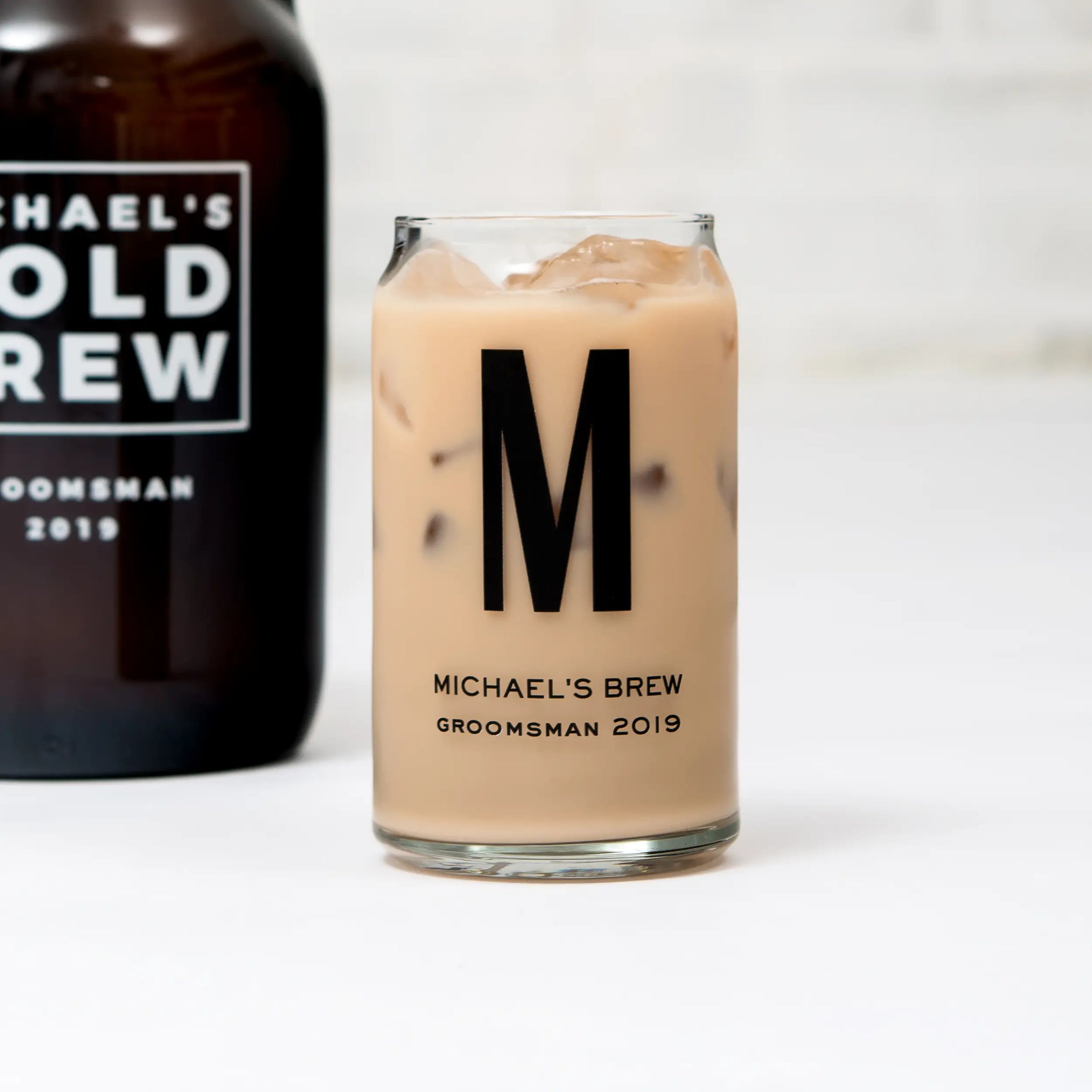 Personalized Can Shaped Drinking Glass