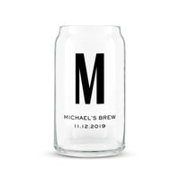 Personalized Can Shaped Drinking Glass