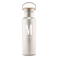 Personalized Chrome Stainless Steel Reusable Water Bottle