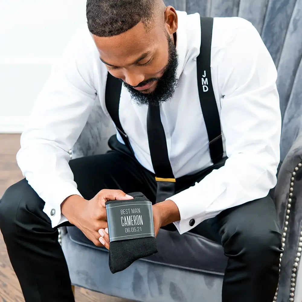 Personalized Socks Wedding Gift