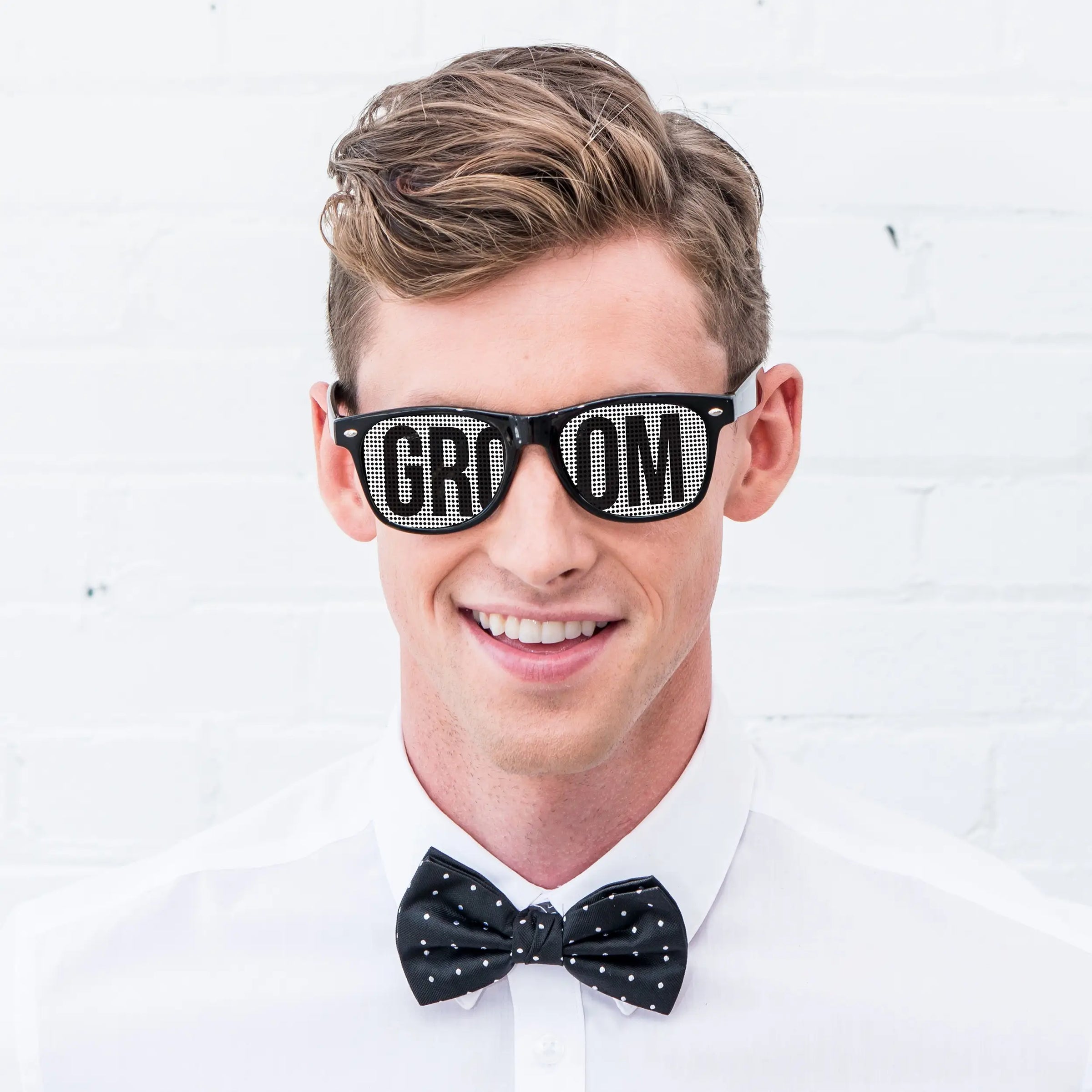 Wedding Party Pinhole Sunglasses Groom
